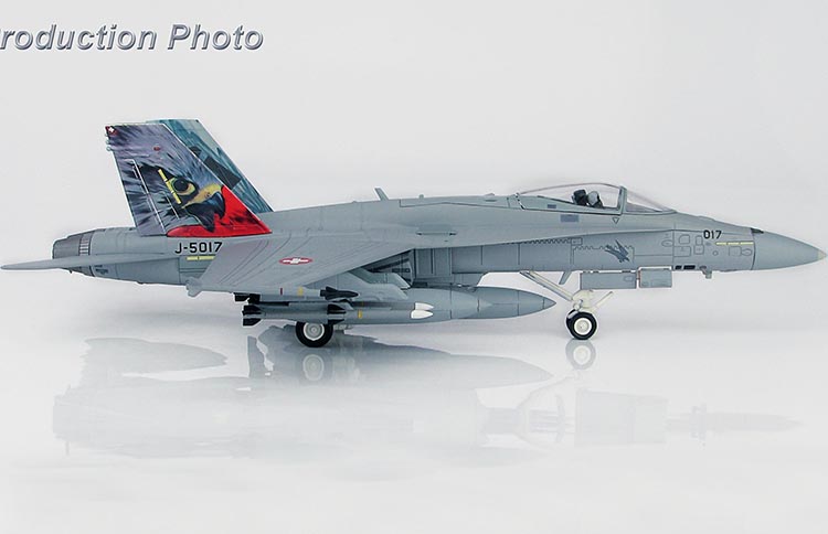 HA3599 F18 F/A-18C大黄蜂 瑞士空军J-5017,Staffel 17帕耶恩基地 - 图2