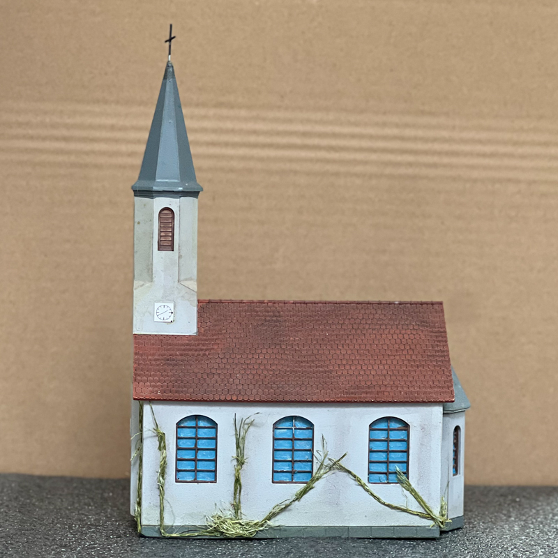 PMA 1/72 教堂场景 二战 现代均可用 树脂完成品模型 - 图2