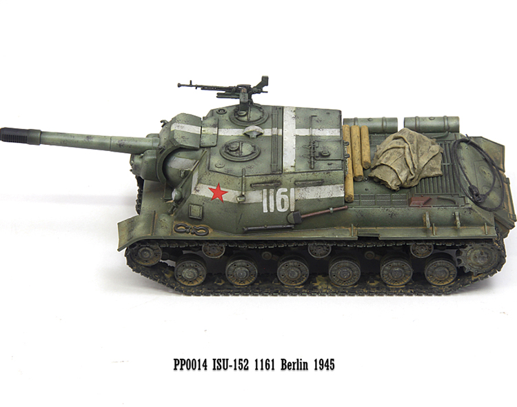 六分仪 PP0014苏152自行火炮 ISU-152 1161柏林1945完成品模型-图0