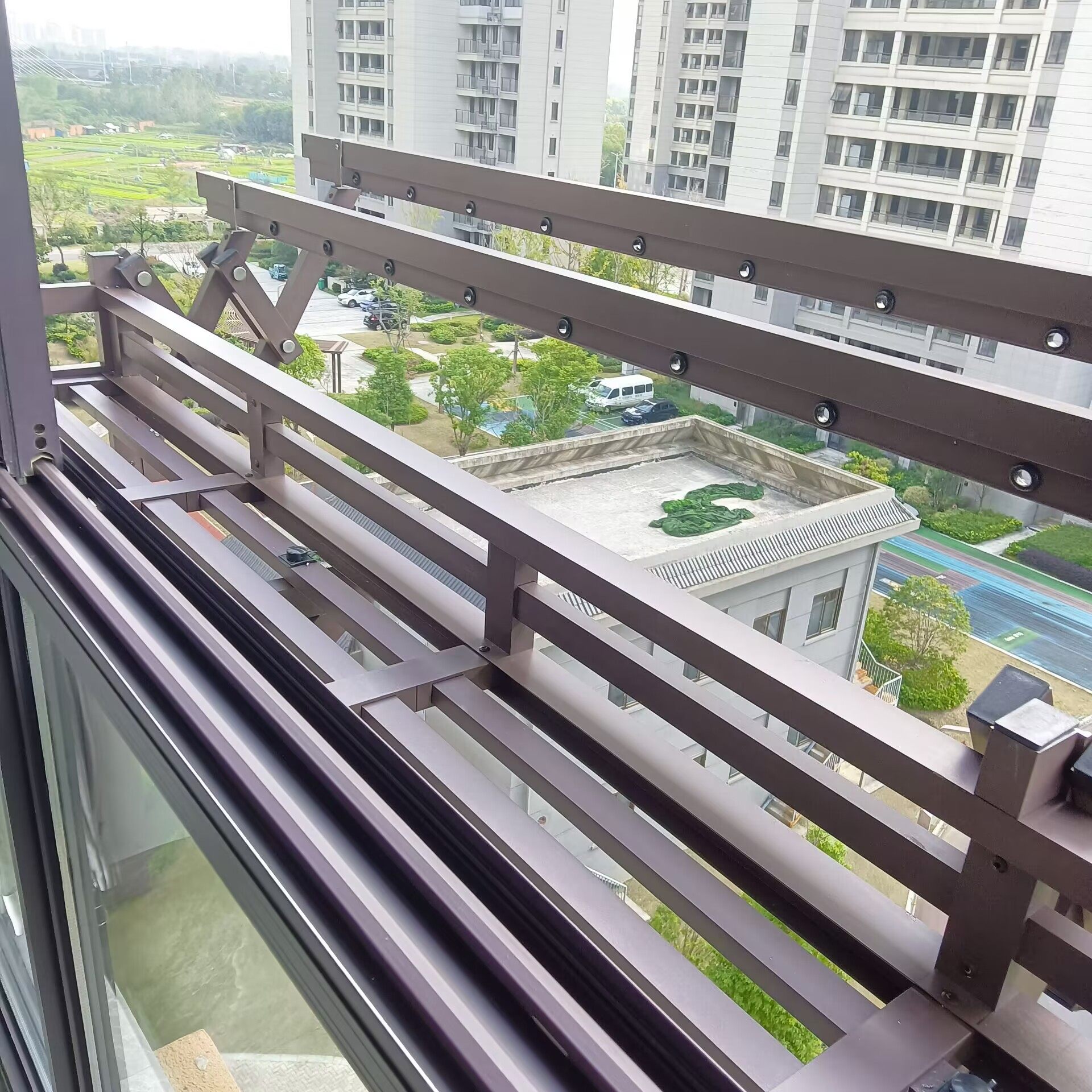 阳台伸缩晾衣架晒鞋架花架推拉加厚晾衣架一体晾衣晒鞋架铝合金,淘宝优惠券,粉丝福利购,淘宝优惠卷