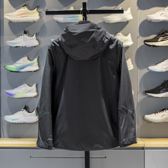 Li Ning sports windbreaker plus velvet to keep warm