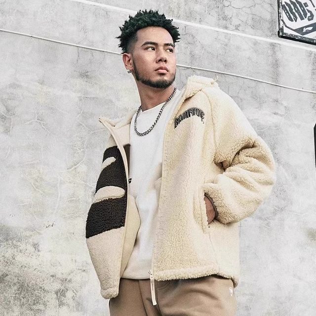 Li Ning men's hooded reverse coat is loose and warm