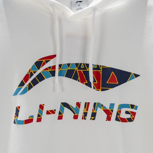 Li Ning men's hooded and warm pullover sweatshirt