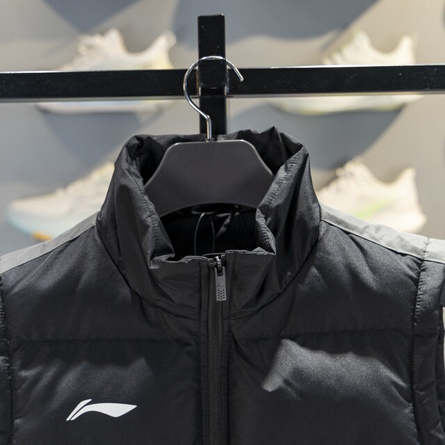 Li Ning cotton vest is windproof, warm and cold-resistant