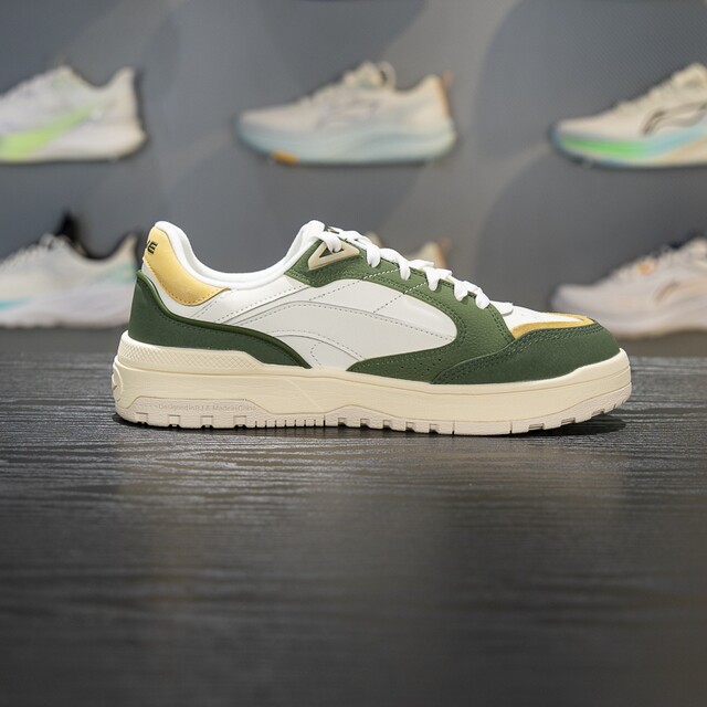 Li Ning Lace-up Men's Board Shoes Low Top Casual Shoes