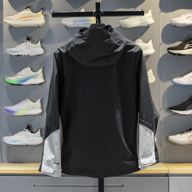 Li Ning sports windbreaker plus velvet to keep warm