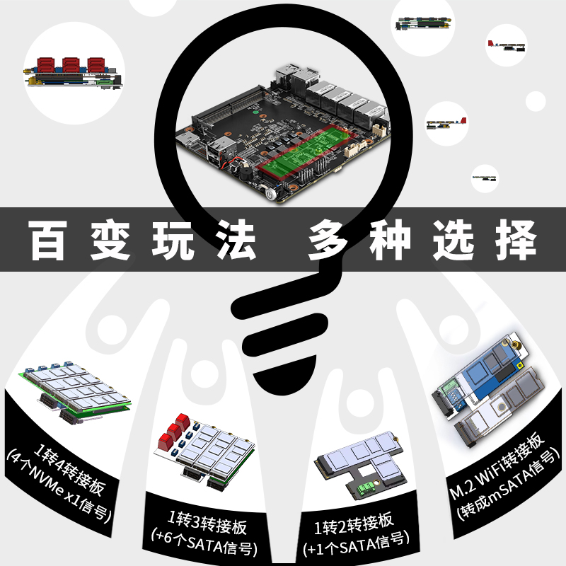 英特尔12代N95/N100/N200/N305全新全小核四网低功耗迷你电脑主机 - 图1