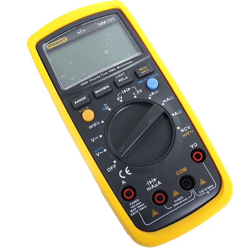 史丹利数字掌上型背光数字万用表 史丹利五金万用表
