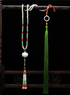 古风璎珞项圈背云送耳环