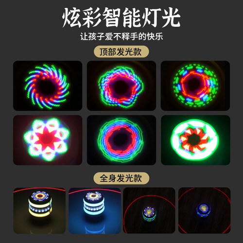 实木陀螺儿童成人健身冰嘎男孩木头冰尜儿抽打发光老式带鞭绳子 - 图3