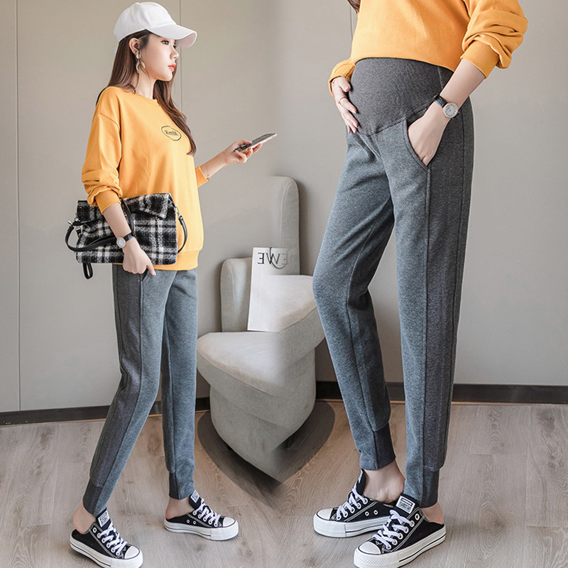 秋装新款外穿孕妇裤子秋季打底裤 月朵孕妇打底裤