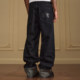 YADcrew folded hems triangle air-eye jeans ສີຕົ້ນຕໍສໍາລັບຜູ້ຊາຍແລະແມ່ຍິງວ່າງຂາຊື່ distressed ຂາກ້ວາງແບບອາເມລິກາ