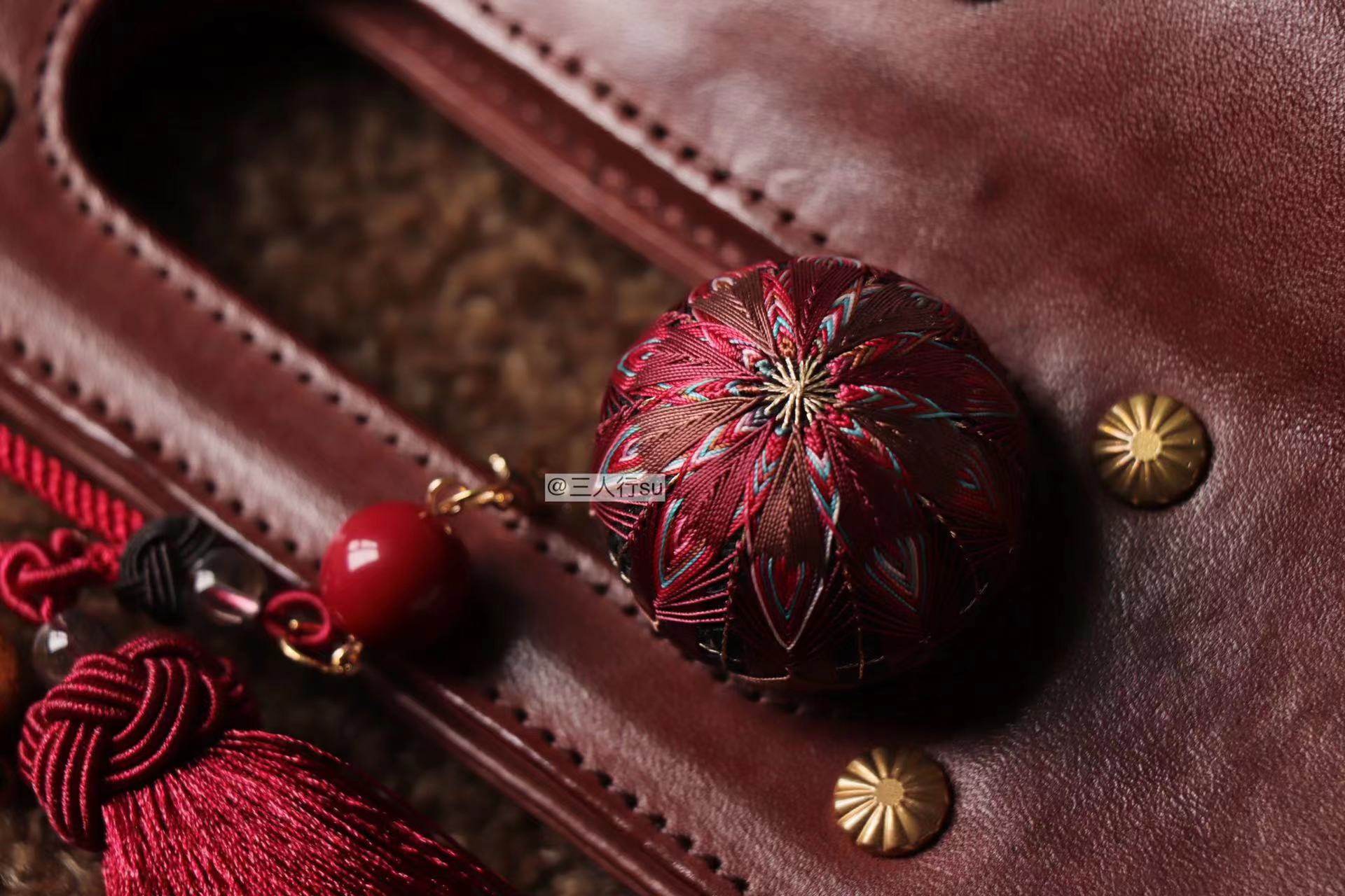 春日街景 手鞠球车挂材料包 球体直径4cm不含素球 生日礼物伴手礼,淘宝优惠券,粉丝福利购,淘宝优惠卷