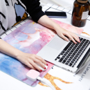 冬天超大桌面加热鼠标垫