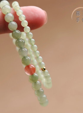 和田玉手链小巧气质女手串