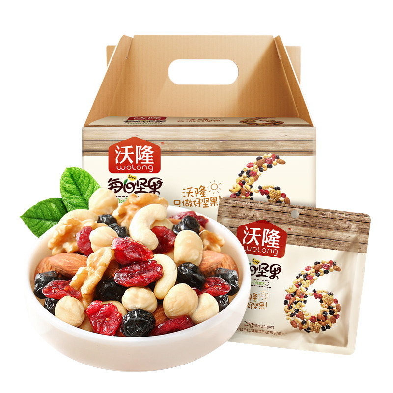 沃隆750g 30卧龙混合干果 峰云食品混合坚果