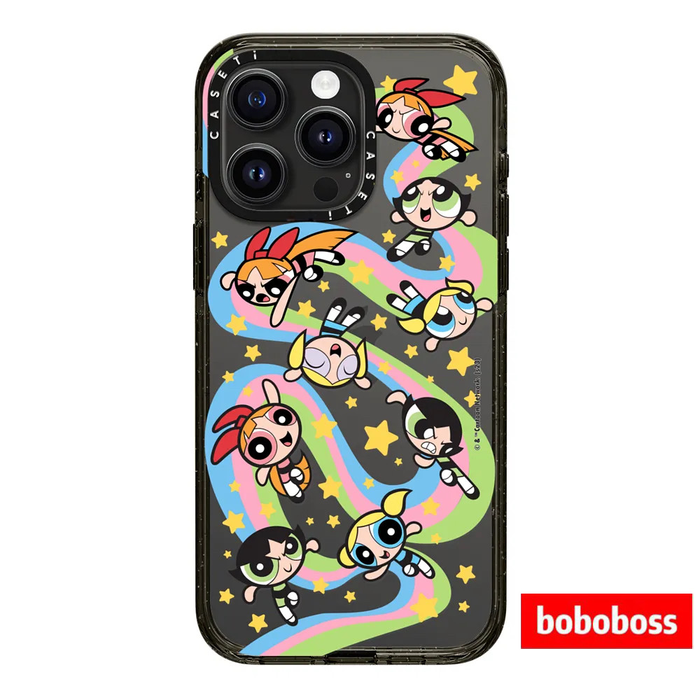 case源厂！飞天小女警联名三姐妹彩虹满印magsafe适用于iPhone16/15/14/13/Plus/Pro/Max防摔磁吸透明手机壳,淘宝优惠券,粉丝福利购,淘宝优惠卷