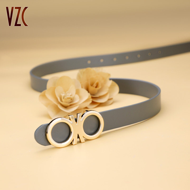 皮带女士真皮头层牛皮灰色简约百搭韩版腰带休闲时尚配连衣裙裤带,淘宝优惠券,粉丝福利购,淘宝优惠卷