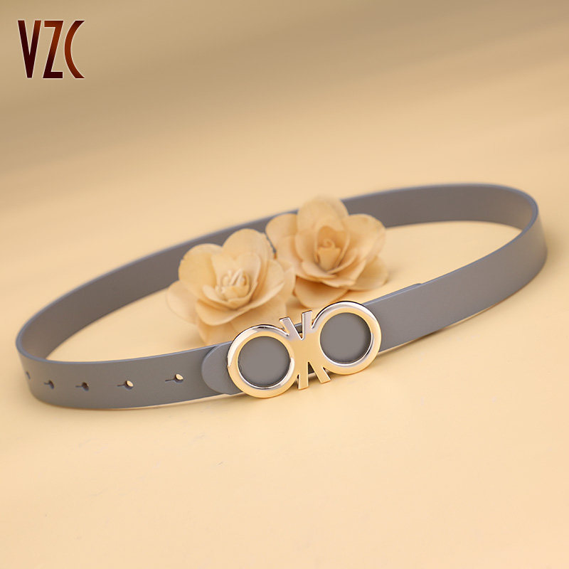 皮带女士真皮头层牛皮灰色简约百搭韩版腰带休闲时尚配连衣裙裤带,淘宝优惠券,粉丝福利购,淘宝优惠卷