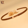 So beautiful to keep for yourself! Genuine cowhide women’s belt is versatile