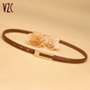 So beautiful to keep for yourself! Genuine cowhide women’s belt is versatile