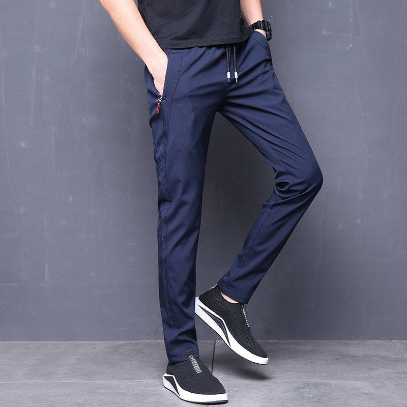 冰丝男士超薄款夏季潮流宽松休闲裤 航枫堡休闲裤