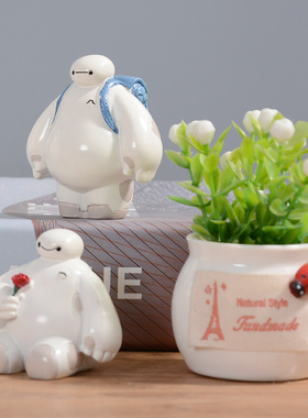 可爱风手办送同学大白创意摆件
