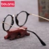 Kính gọng kính nữ phiên bản Hàn Quốc của kính retro kính khung bức xạ toàn khung mắt lớn khung nghệ thuật thành phẩm với kính cận thị - Kính khung