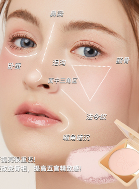 清透自然立体妆效妆容橡皮擦