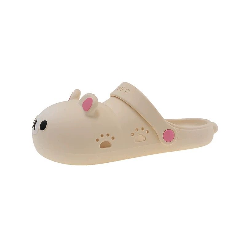 洞洞鞋女款夏季外穿超可爱创意轻松熊EVA踩屎感防滑防臭包头凉拖,淘宝优惠券,粉丝福利购,淘宝优惠卷