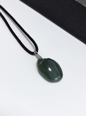 D641# 天然A货翡翠桃子吊坠22*17.2*8mm