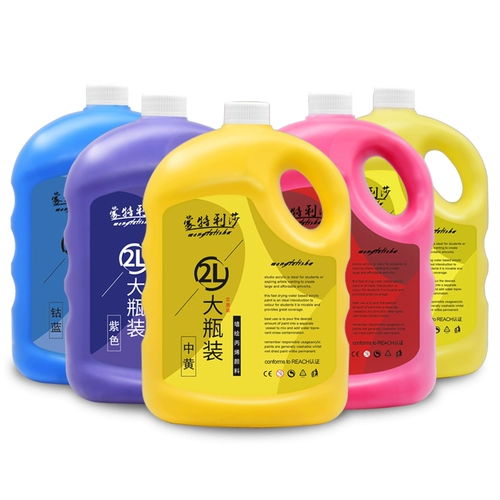 Пигментированный акрил, вместительный и большой окрашенный водонепроницаемый белый настенный художественный рабочий комплект, 32 цветов, ручная роспись, граффити, оптовые продажи