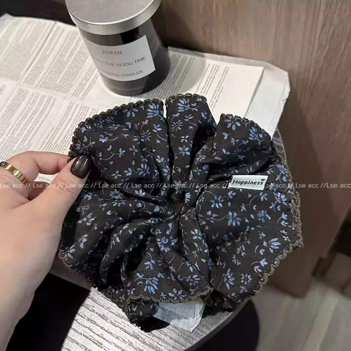 韩国时尚高级感印花大肠发圈女2025新款气质马尾皮筋弹力耐用头绳,淘宝优惠券,粉丝福利购,淘宝优惠卷