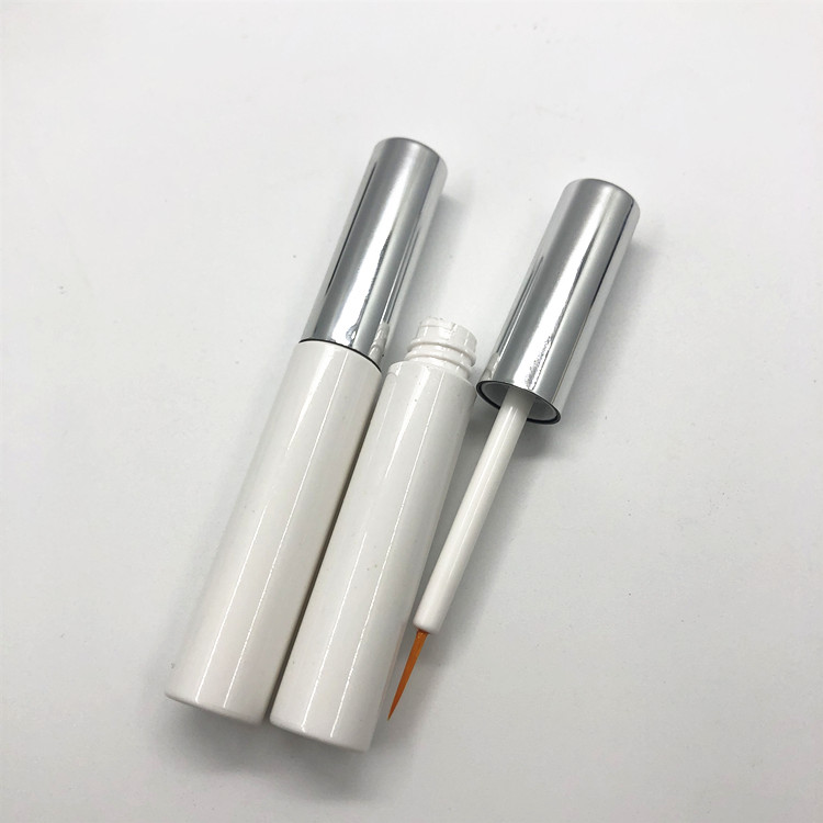 白色小吹瓶 磁性眼线胶水瓶子 唇釉空管 眉睫营养液试用装小管5ml