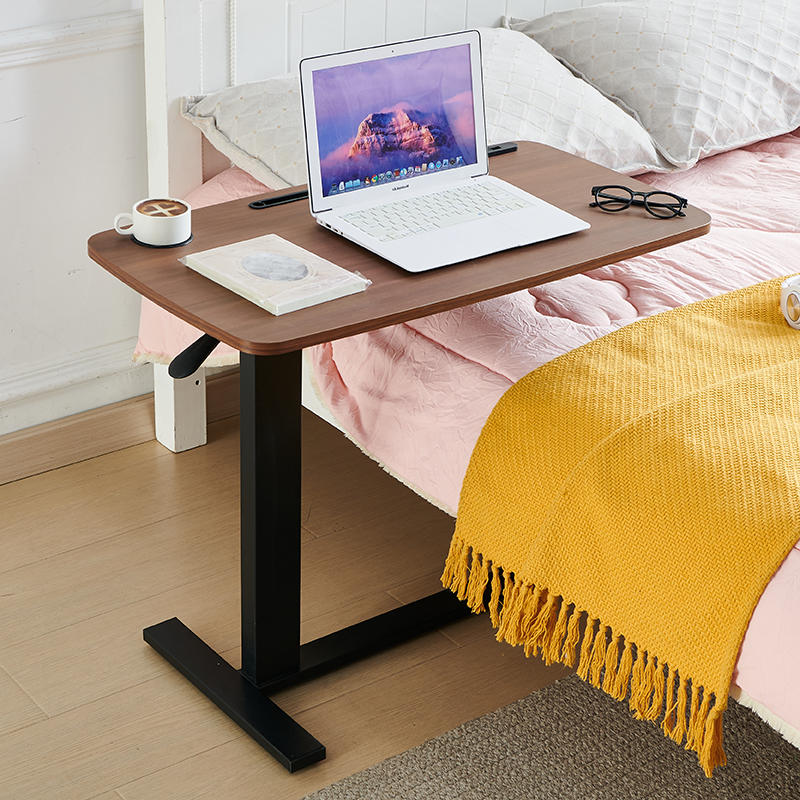 高档床边桌可移动笔记本电脑桌可升降折叠办公桌家用沙发懒人书桌 - 图0