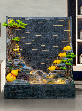 玄关门厅庭院喷泉鱼池装饰水景观