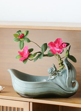 桌面收纳盒茶几烟灰缸装饰摆件