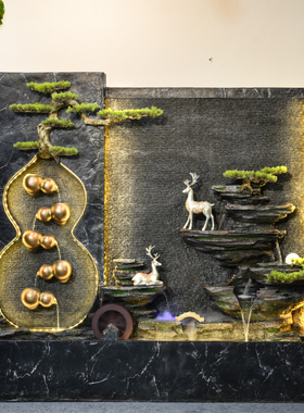 公司客厅玄关庭院办公室落地摆件