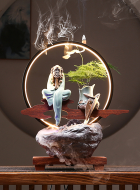 客厅办公室桌面中式摆件茶几装饰