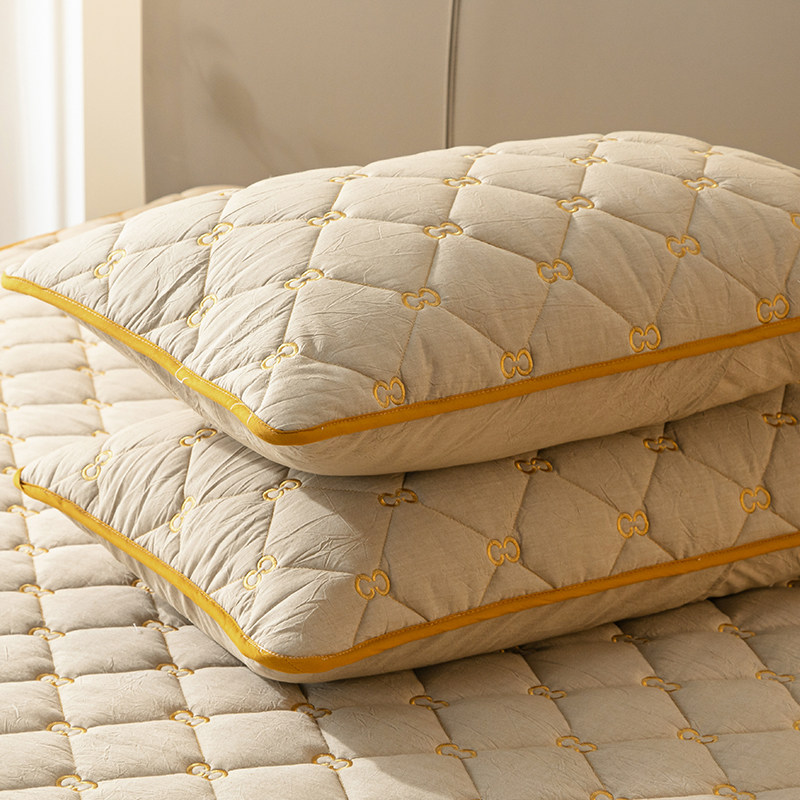 水洗纯棉良品48cm times 74cm枕头套 九九韵枕套