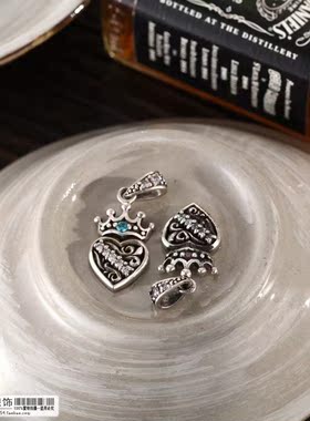 925银瑞丽风小皇冠吊坠