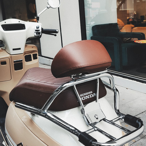 适用于本田25款NS125LA靠背改装25款LA复古靠背配件无损安装靠背 - 图0