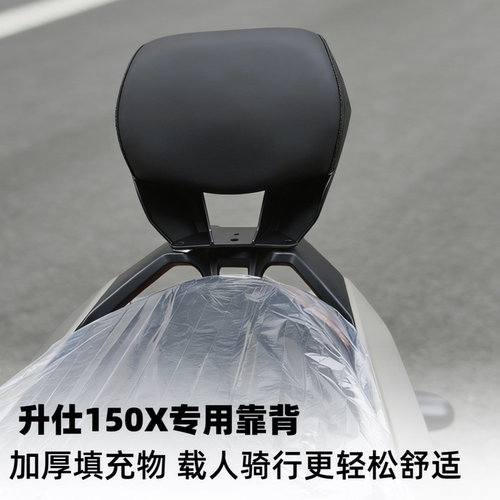 天飞仕适用于升仕150X后靠背专用靠背摩托车改装腰靠尾翼改装配件 - 图2