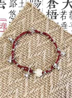 2024新款铃铛莲花手链清冷风