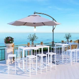 Производитель Nordic Outdoor Casual Plastic Пластиковый холбически высокий высокий уровень стола и стул.