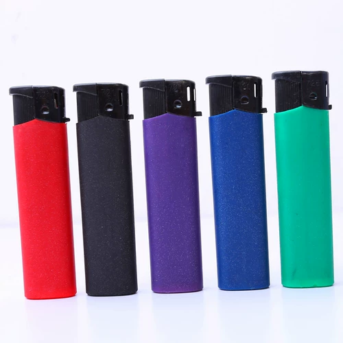 Одноразовая матовая зажигалка, делается под заказ, с печатью вашего логотипа