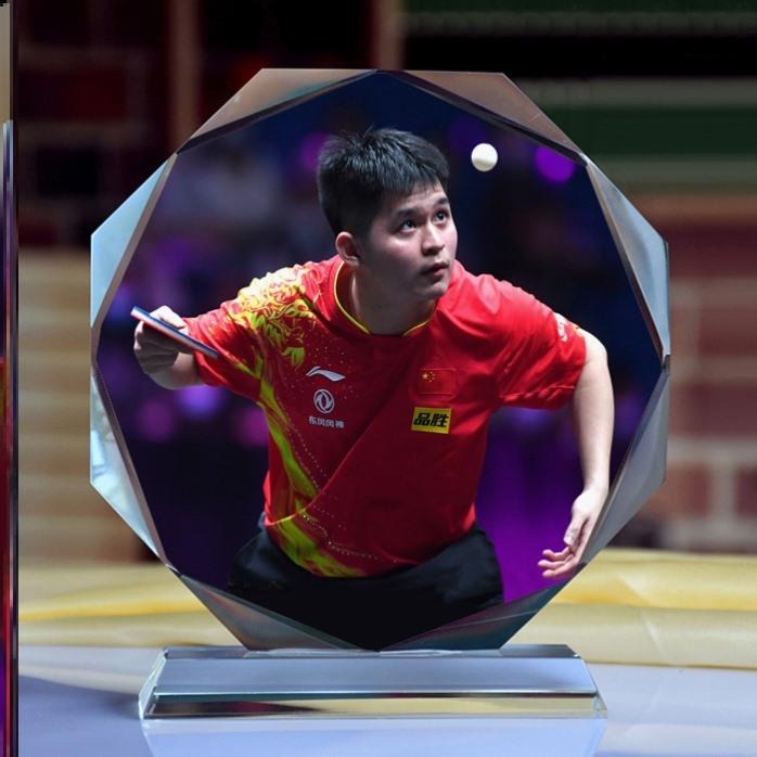 明星孙颖莎周边王楚钦樊振东林诗栋摆件马龙许昕陈梦纪念品乒乓球 - 图0