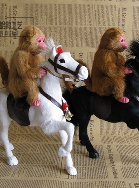 马上封侯吉祥物收银台开业礼品