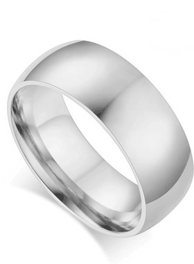 钛钢戒指女素圈韩版简约