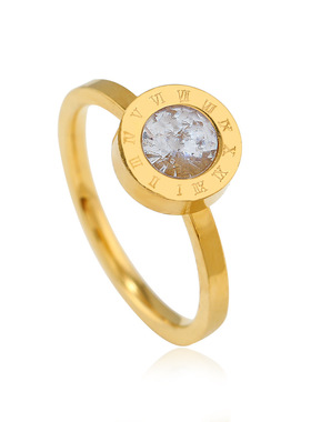 焊牌罗马数字元素镶锆石